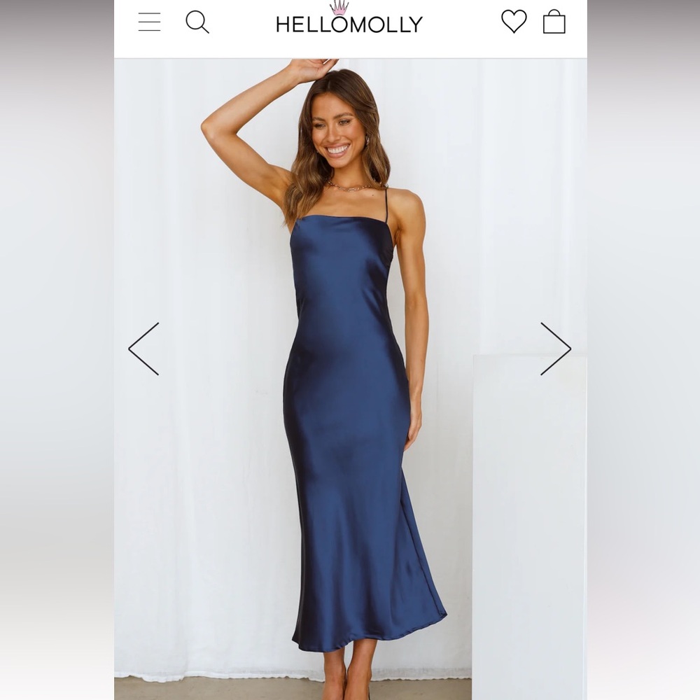 Navy wedding guest dress